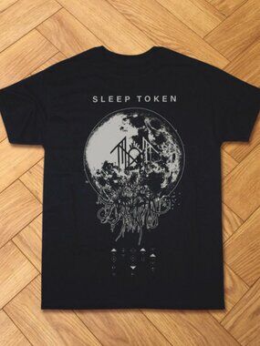 Sleep Token Take Me Back To Eden Moon Graphic Black T-Shirt